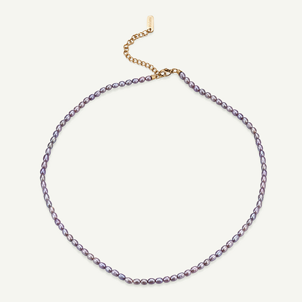 Mini Pink Pearl Necklace