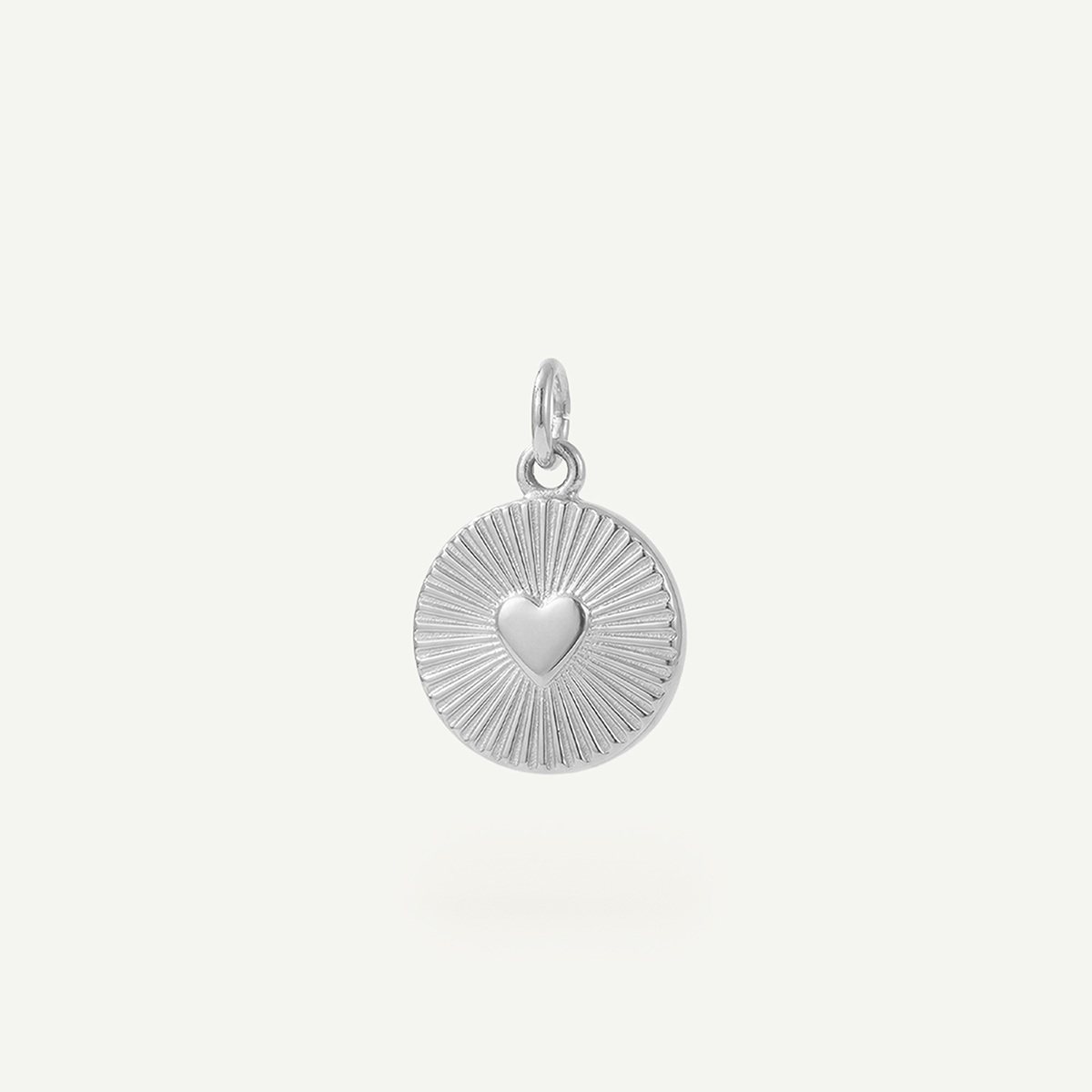 Heart Circle Charm