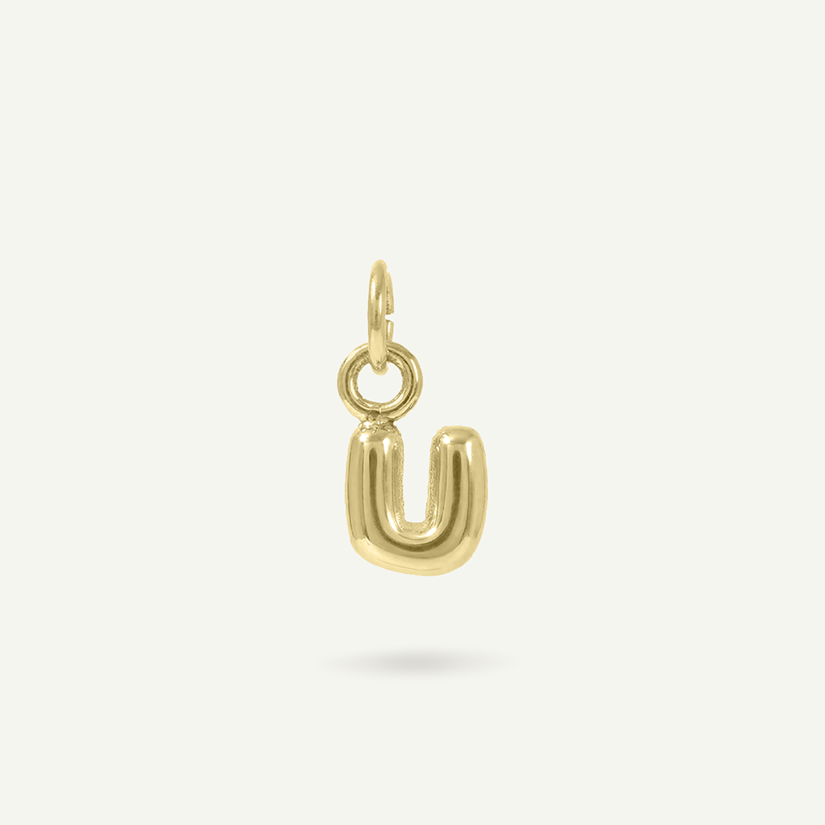 Bubble Monogram Letter Charm