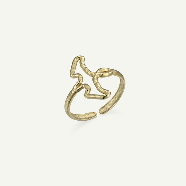 ‘Iwa Bird Outline Ring