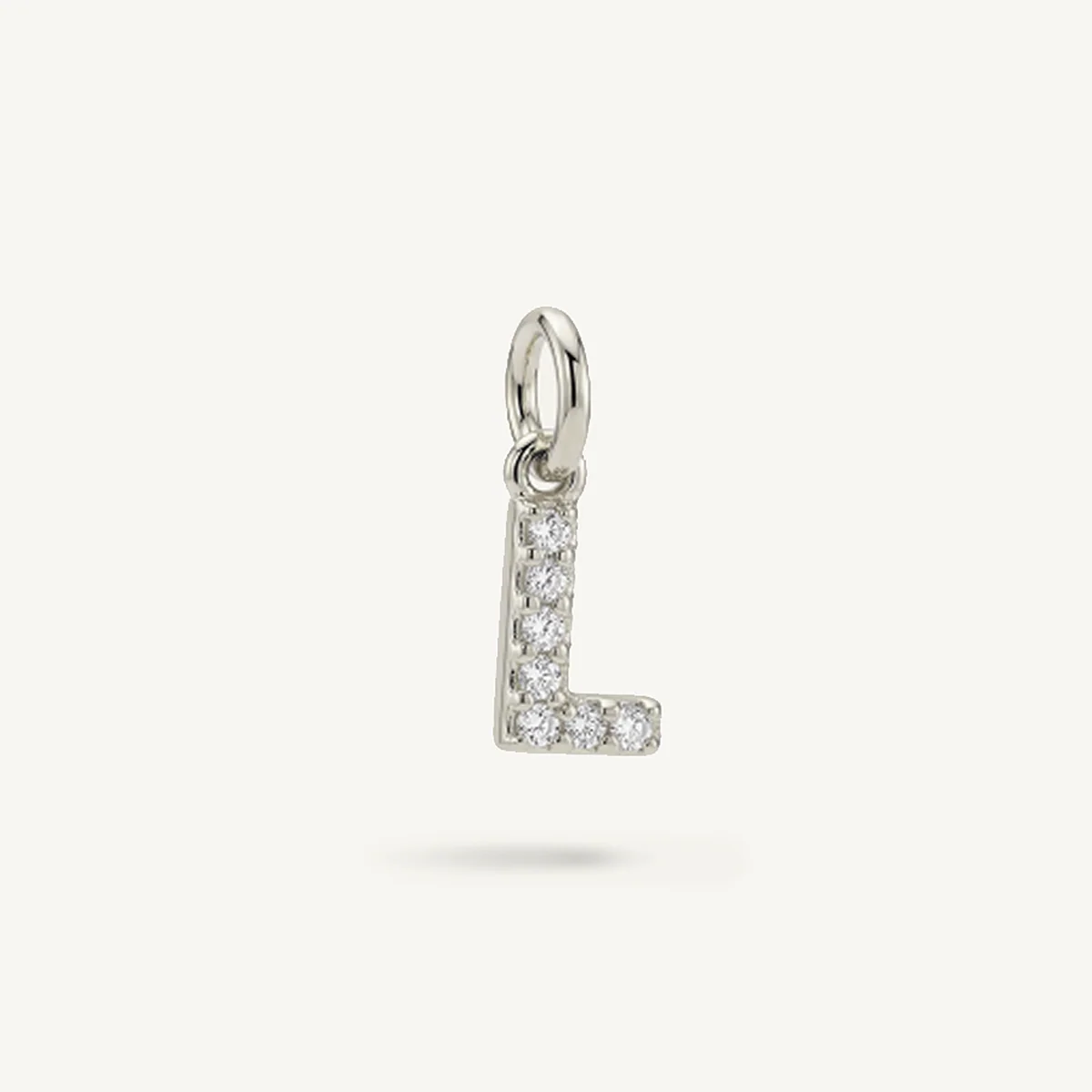 Diamond Monogram Letter Charm