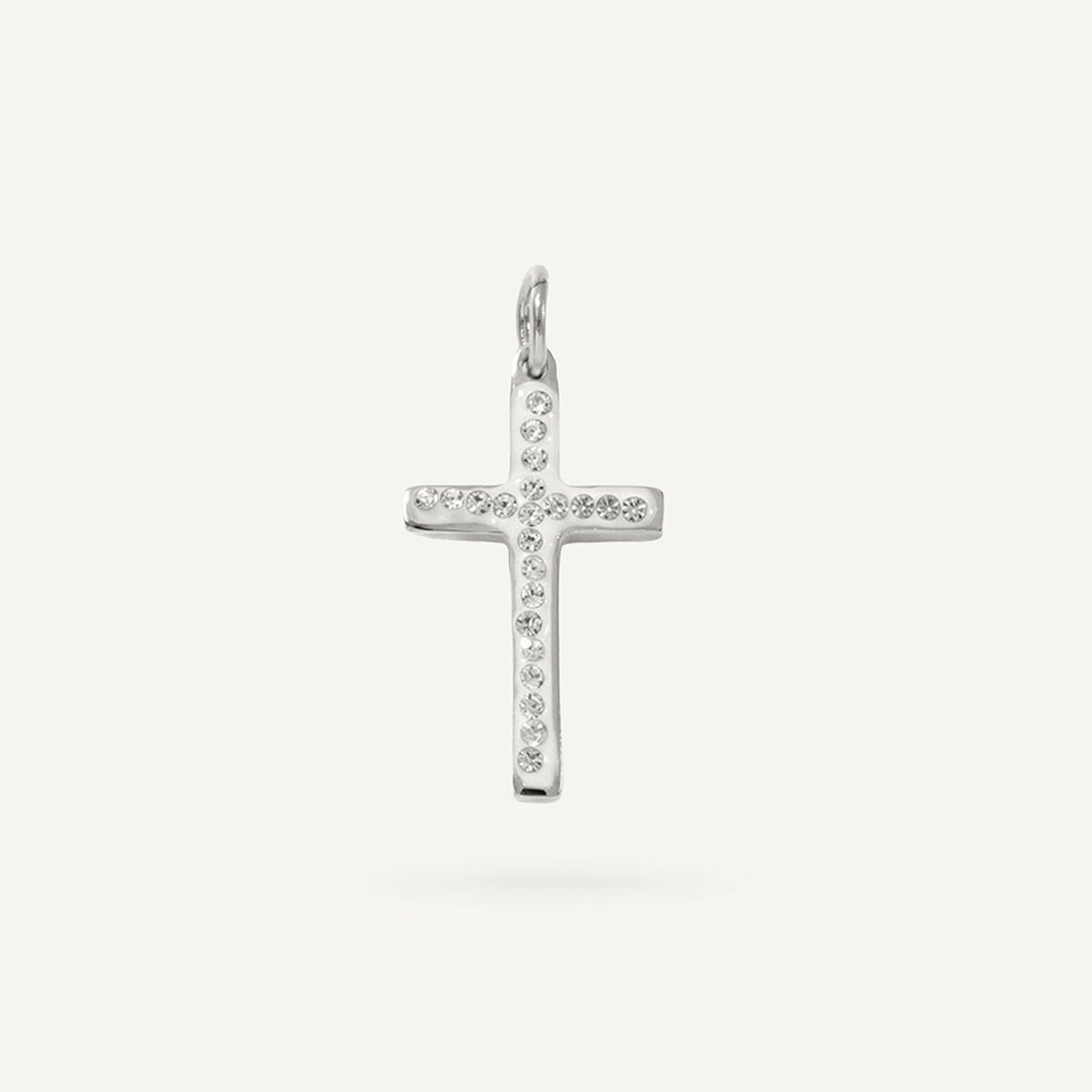 Diamond Cross Charm