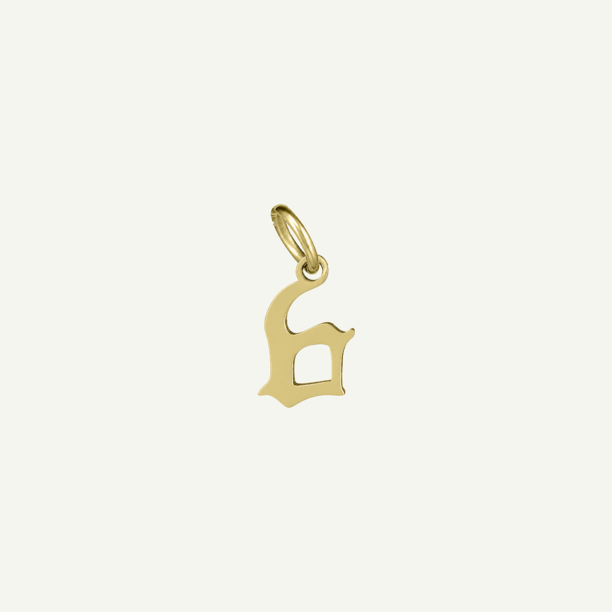 Old English Lowercase Monogram Charm