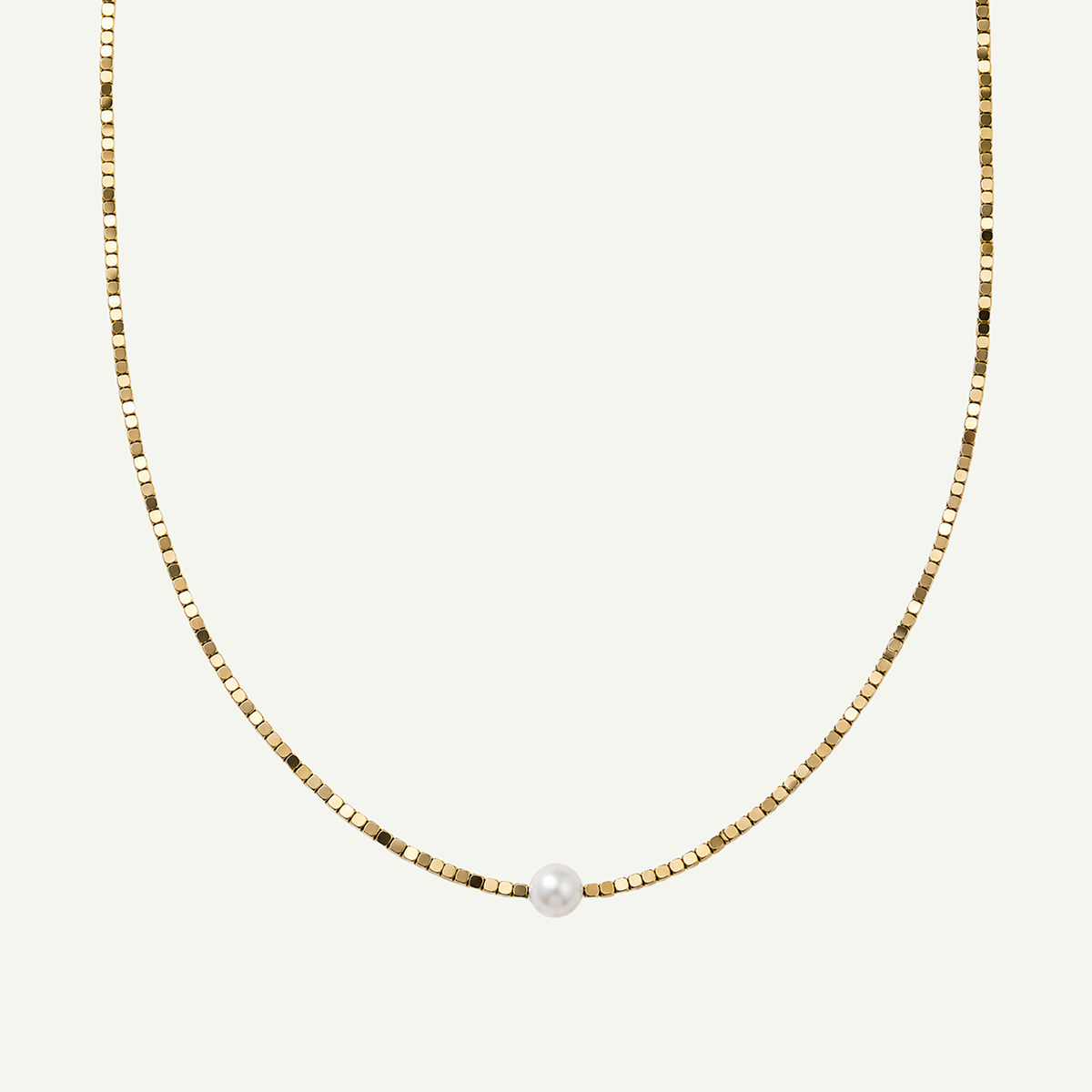 Meridian White Pearl Necklace