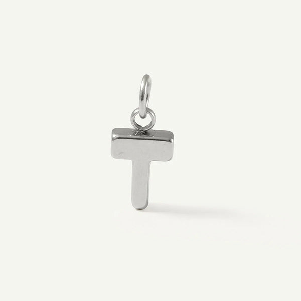 Floating Monogram Letter Charm