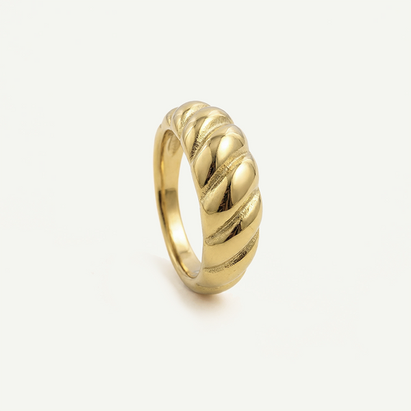 Thick Bubble Twisted Ring