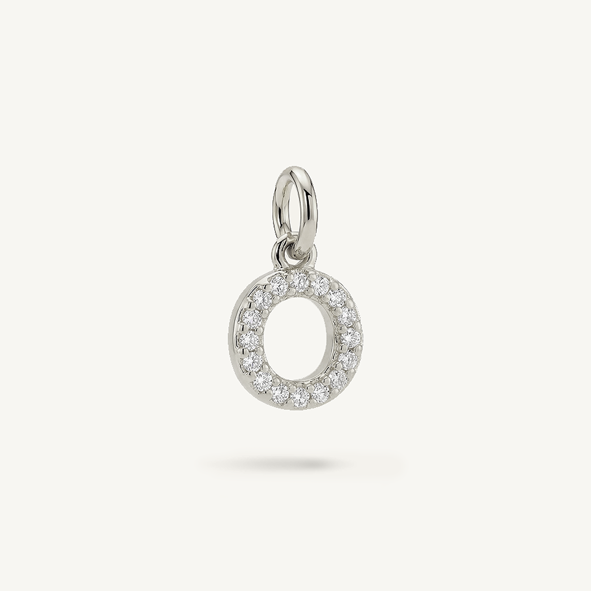 Diamond Monogram Letter Charm