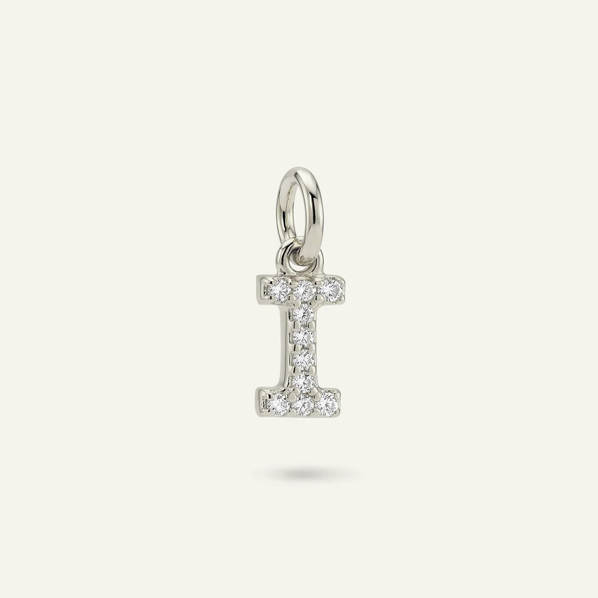 Diamond Monogram Letter Charm