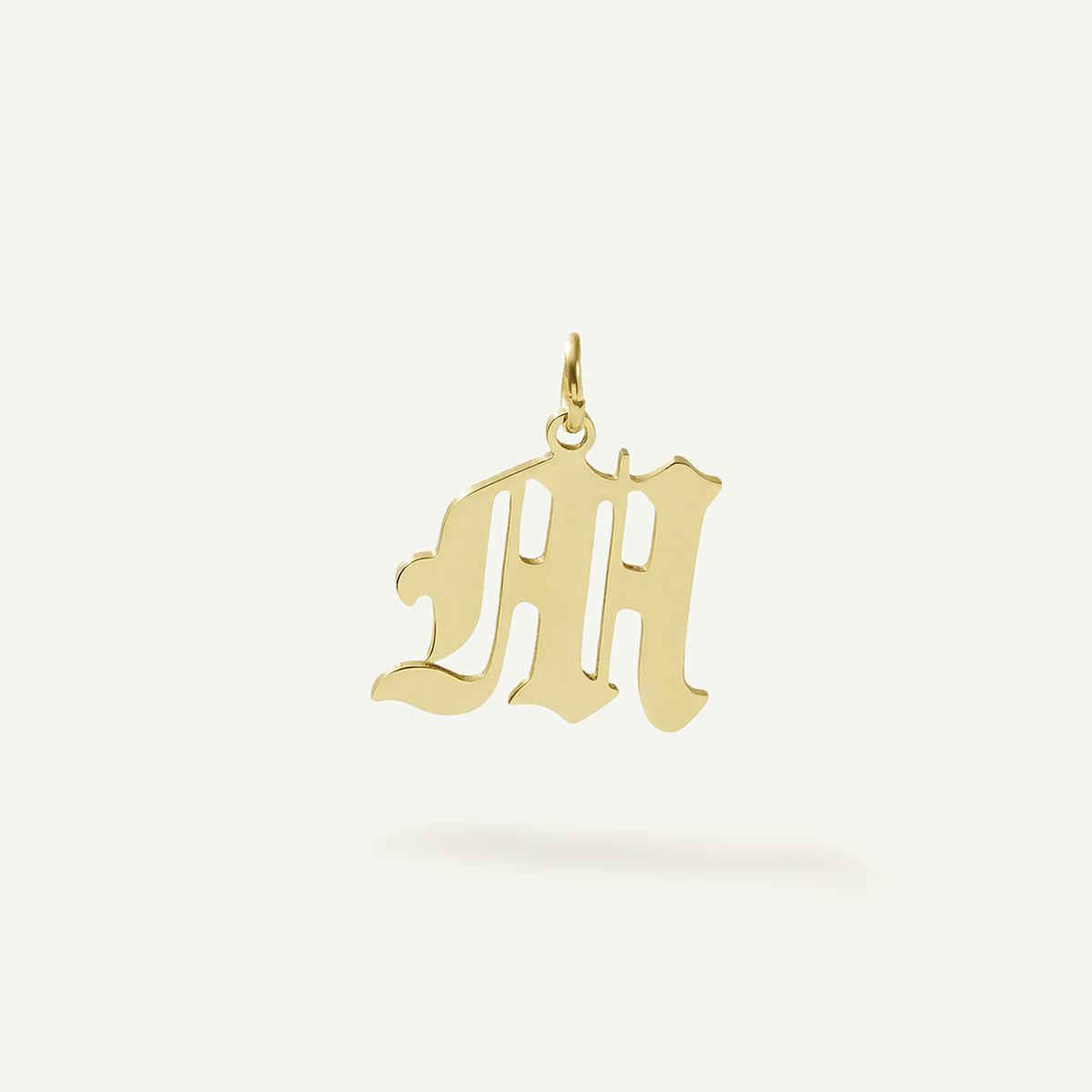 Old English Monogram Charm