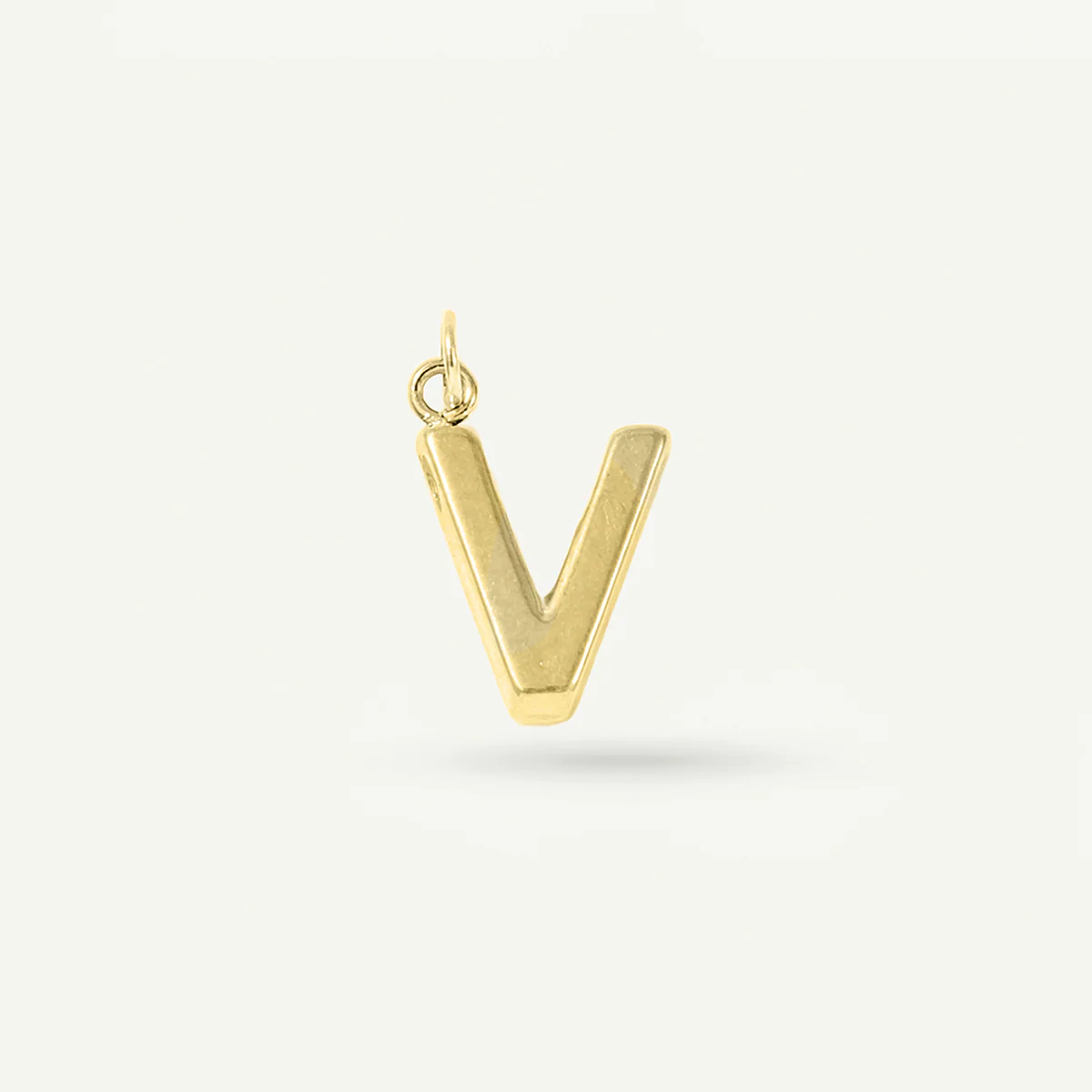 Floating Monogram Letter Charm