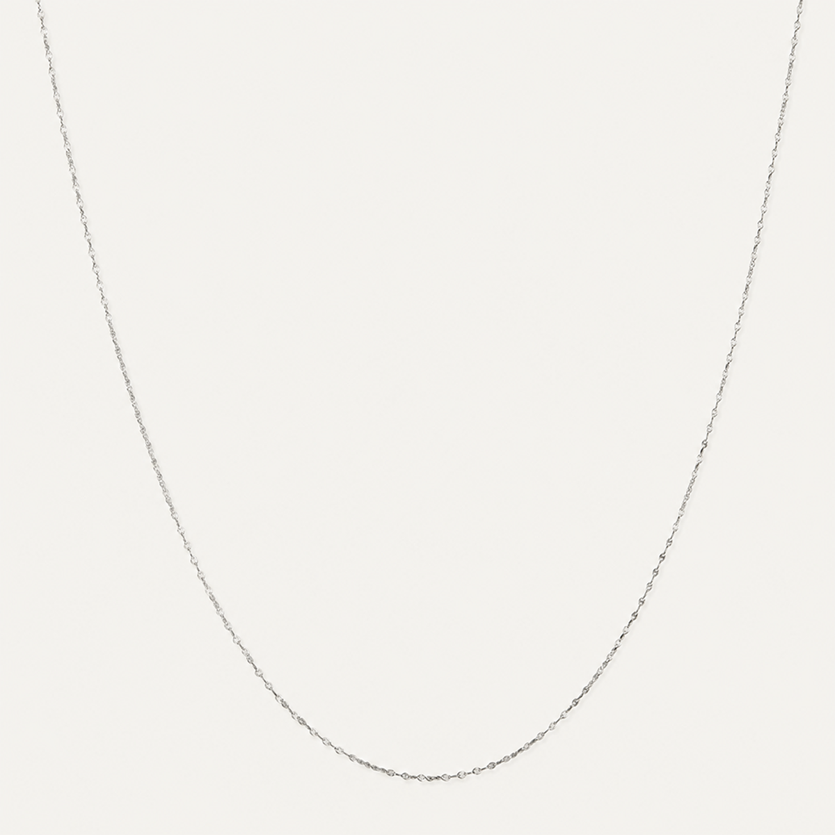 Thin Mirror Chain 1.1mm Threader Necklace