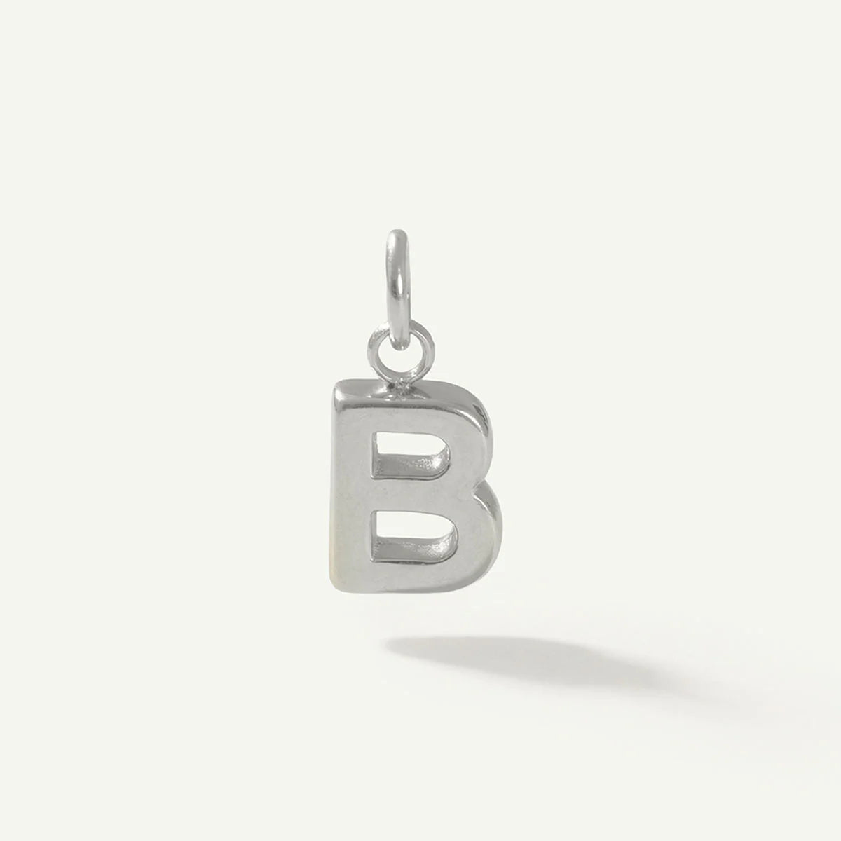 Floating Monogram Letter Charm