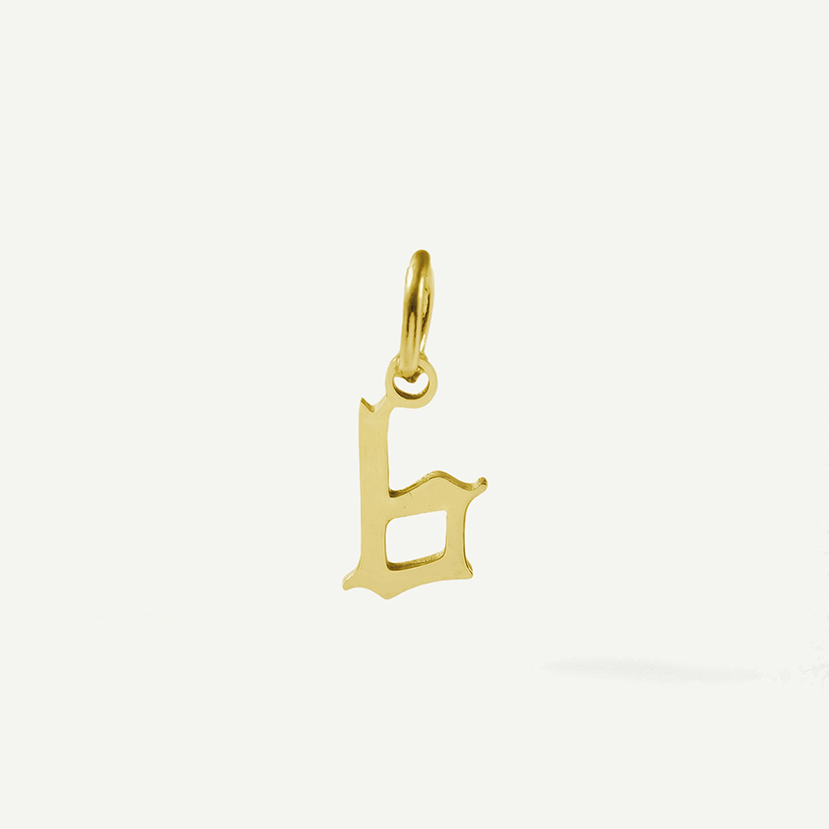 Old English Lowercase Monogram Charm