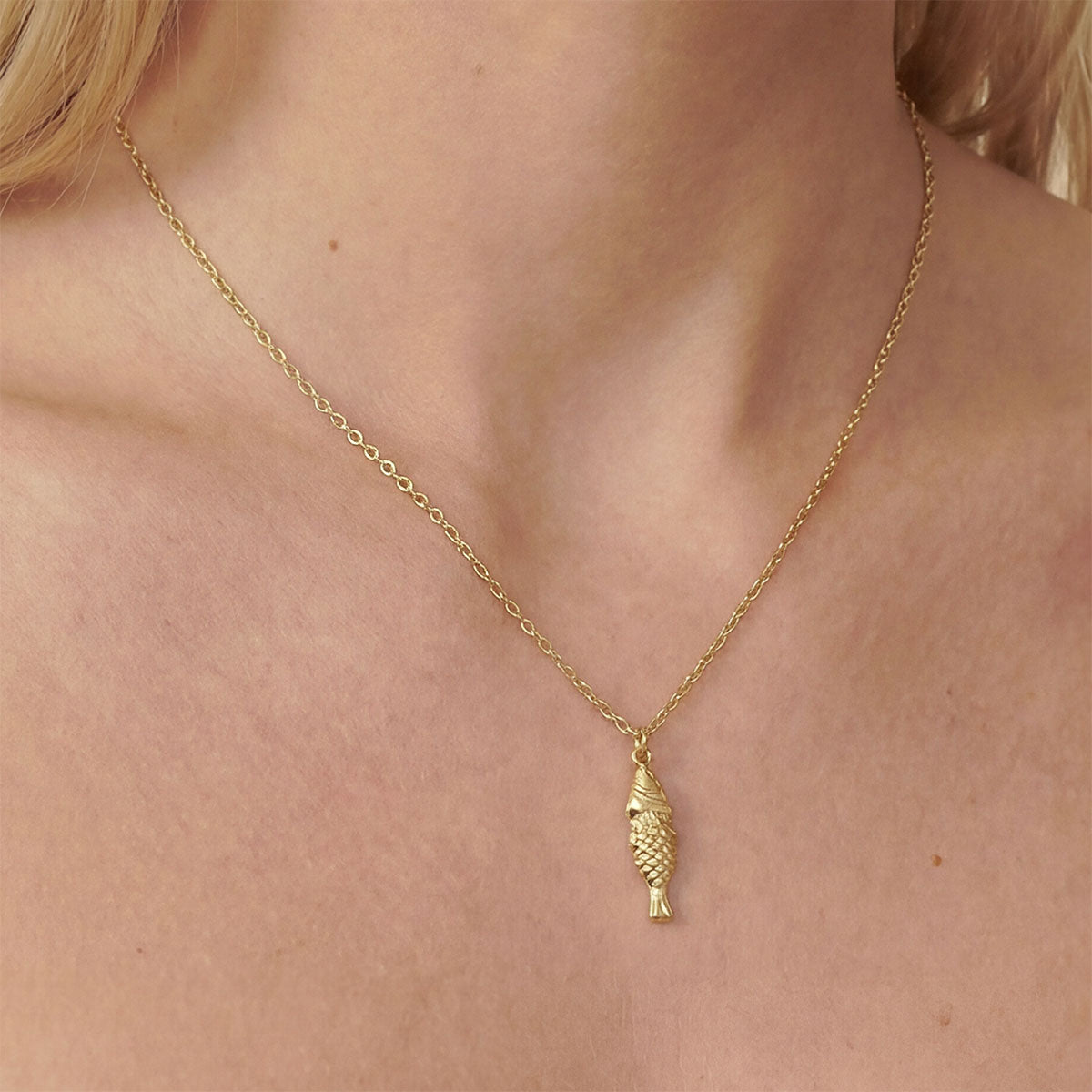 I'a Mini Necklace, Gold