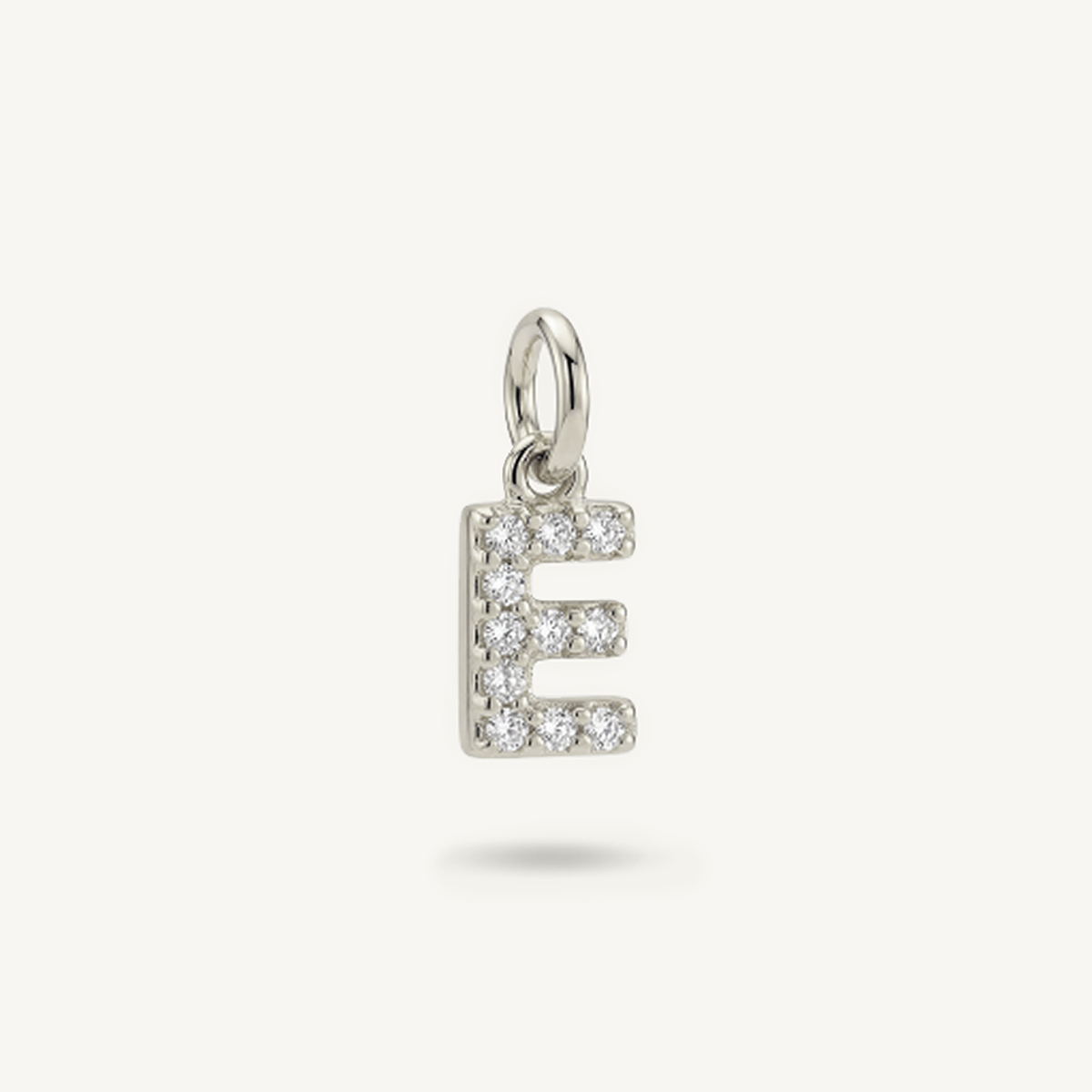 Diamond Monogram Letter Charm