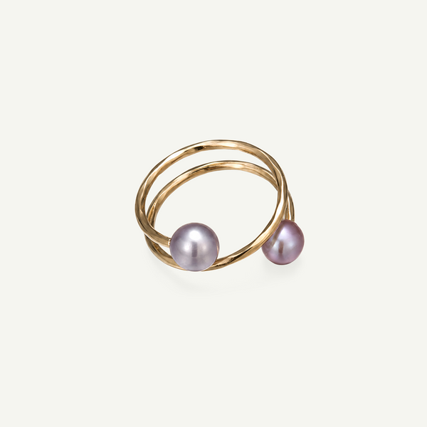 Pink Pearl Wrap Ring