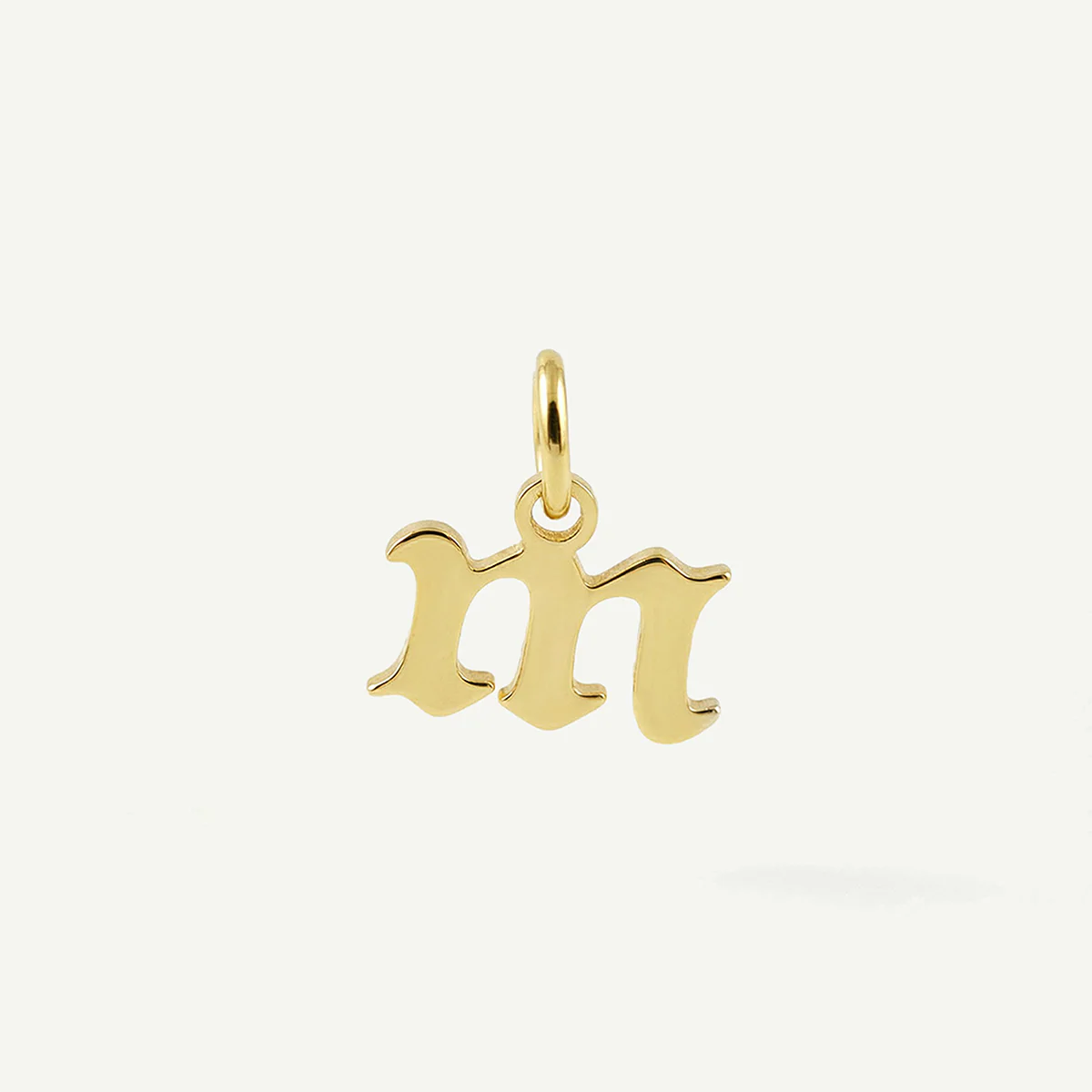 Old English Lowercase Monogram Charm