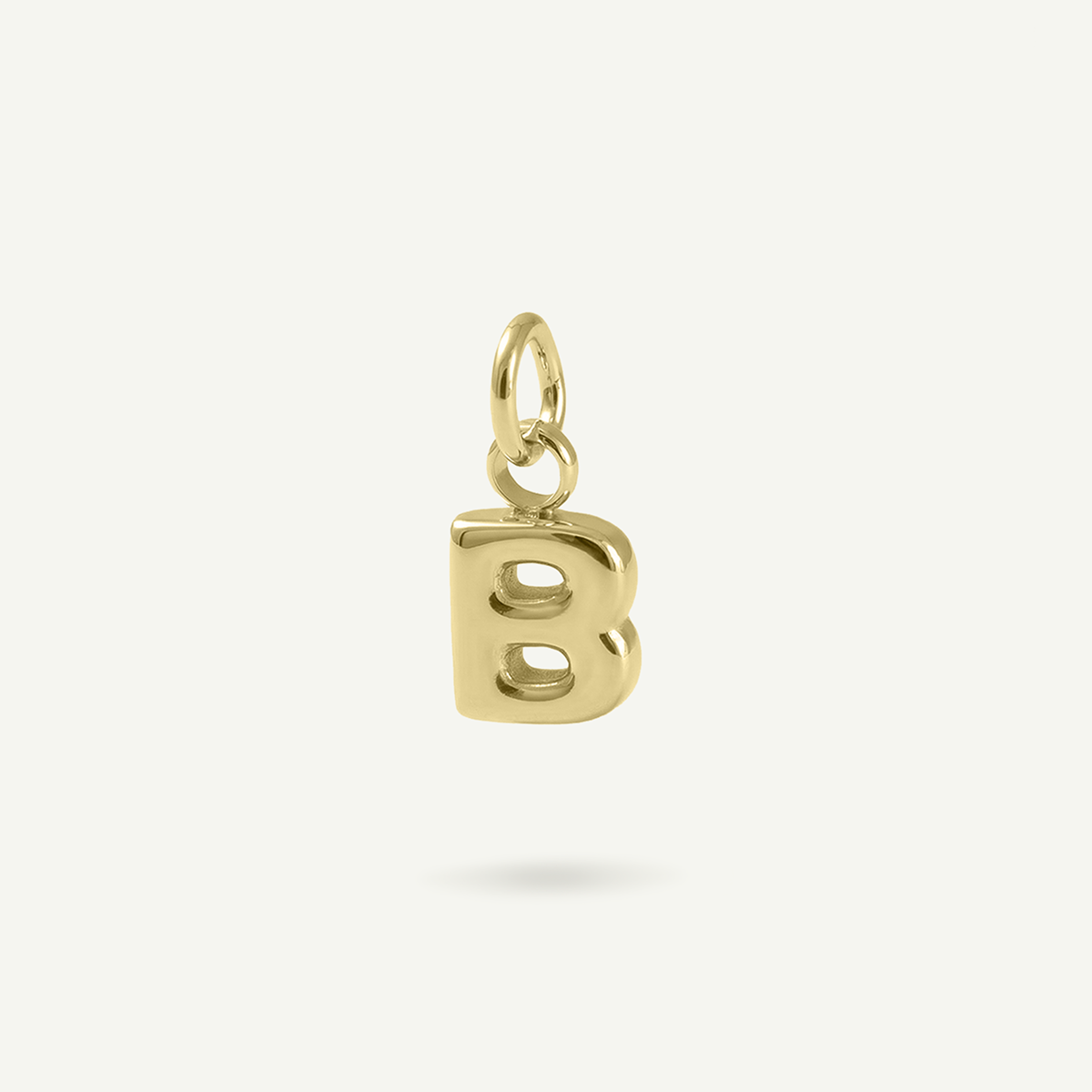 Bubble Monogram Letter Charm