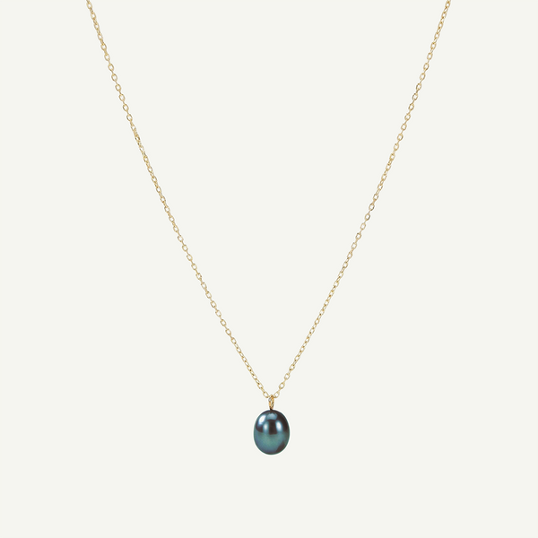 Everyday Pearl Necklace, Gold