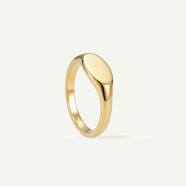 Oval Flat Top Ring