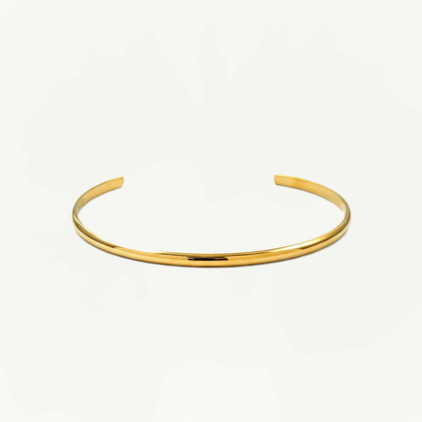 Half Round Cuff, Gold