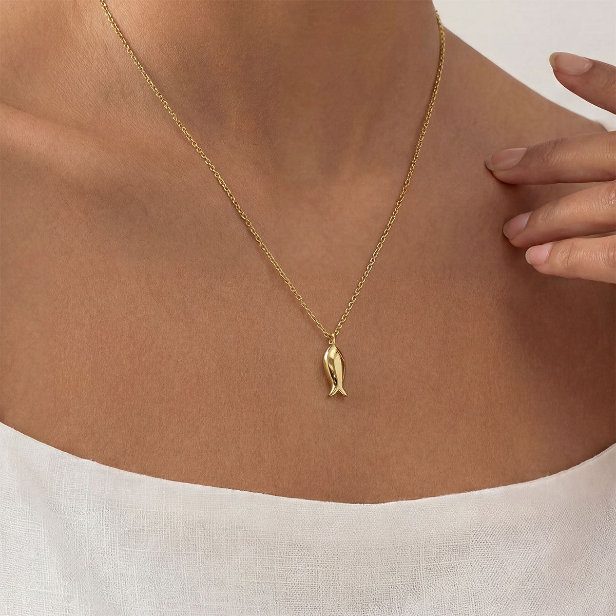 I'a Necklace, Gold