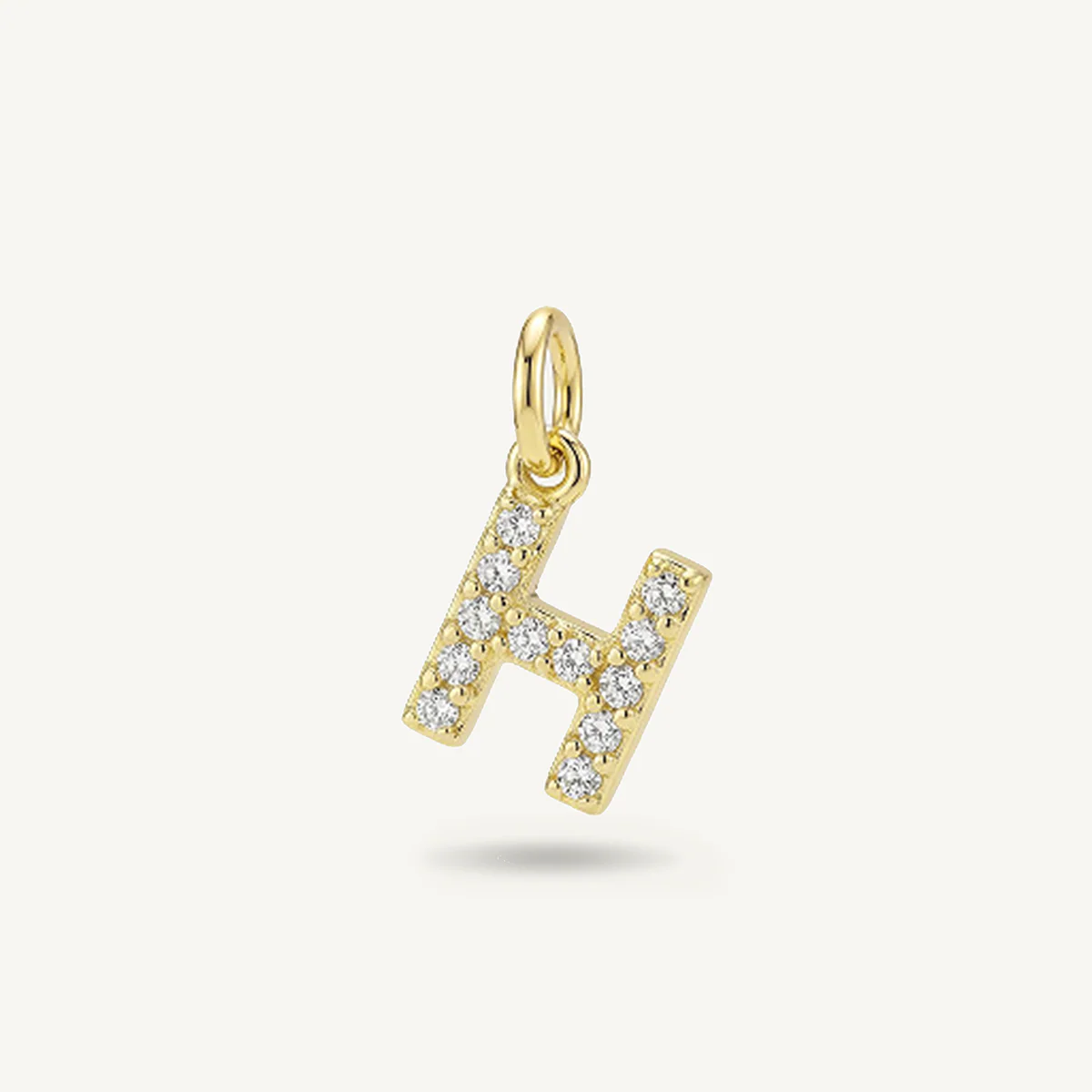 Diamond Monogram Letter Charm