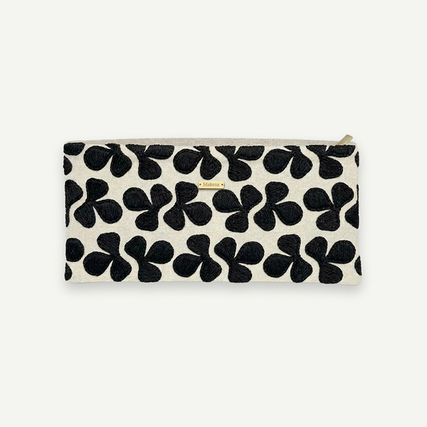 Naupaka Embroidered Small Clutch