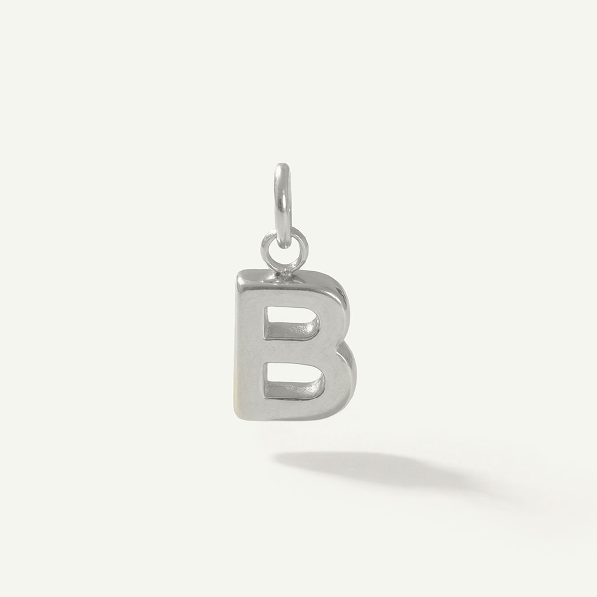 Floating Monogram Letter Charm