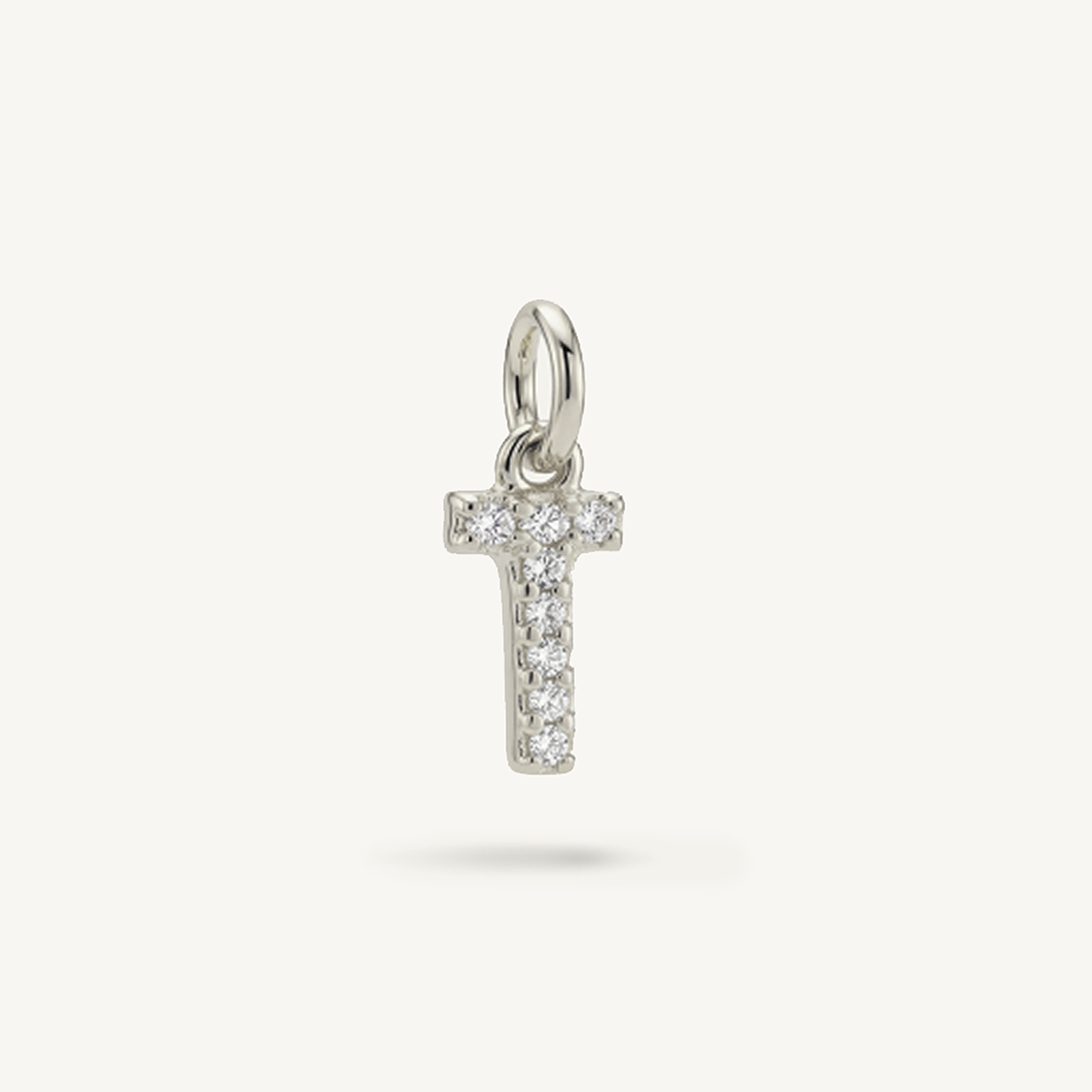 Diamond Monogram Letter Charm