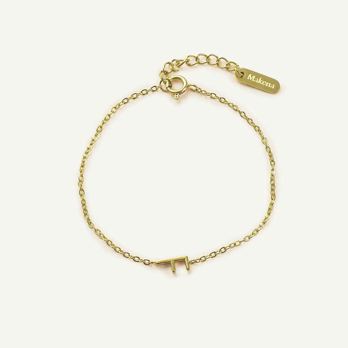 Monogramed Side Bracelet