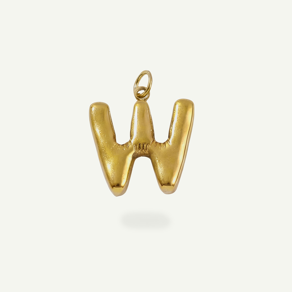 Balloon Monogram Letter Charm