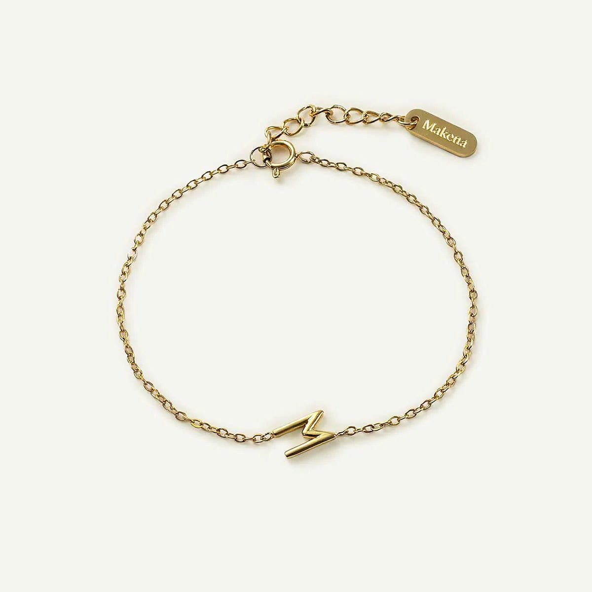Monogramed Side Bracelet
