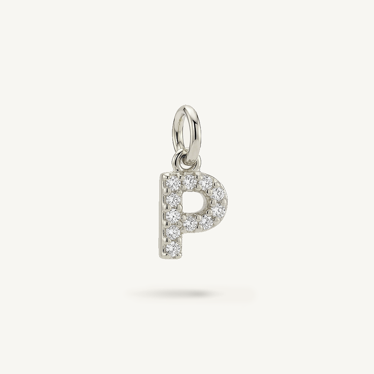 Diamond Monogram Letter Charm