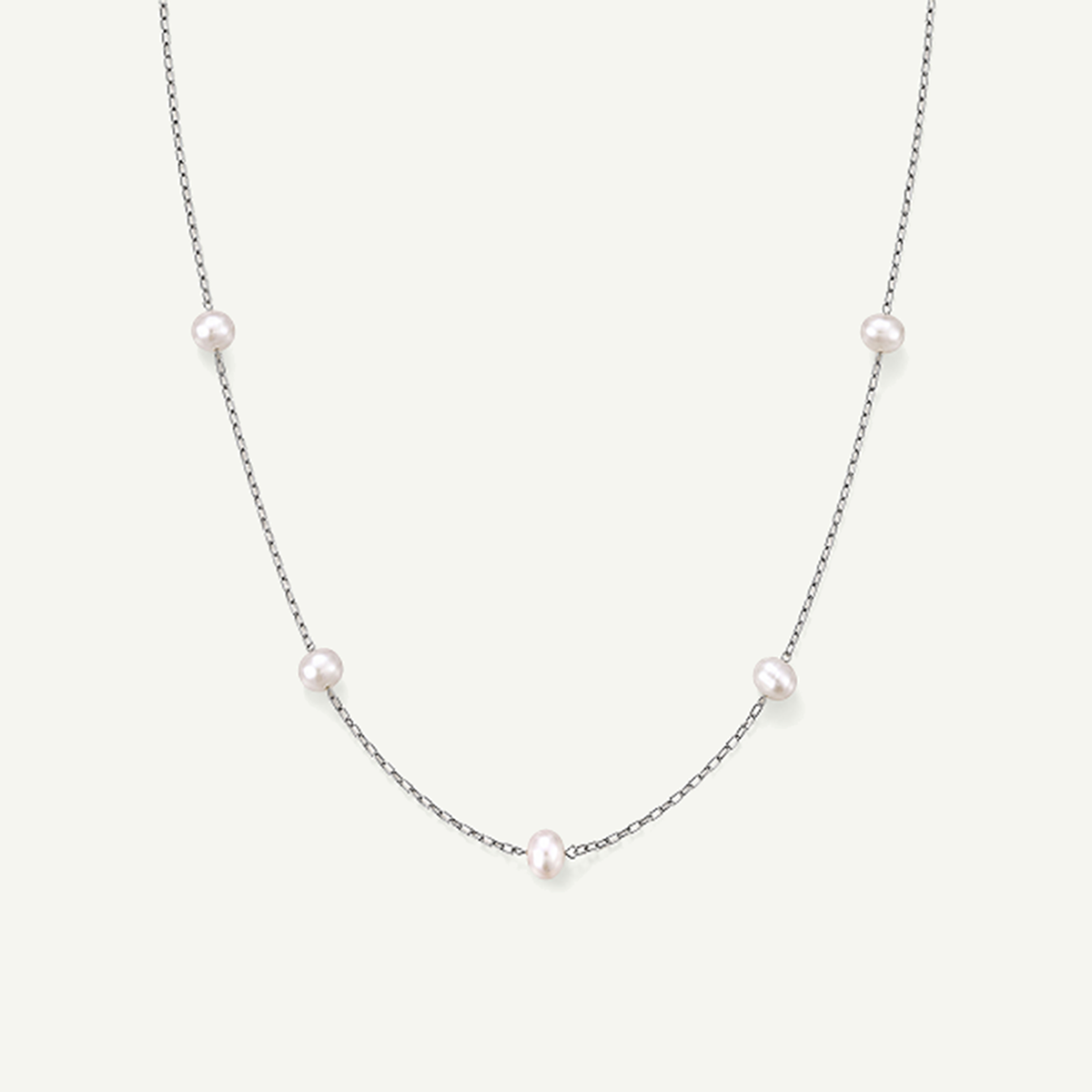 Solana White Pearl Necklace