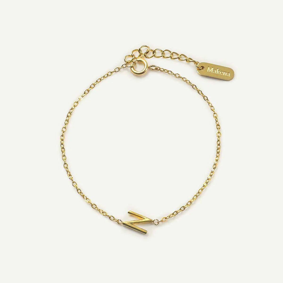 Monogramed Side Bracelet