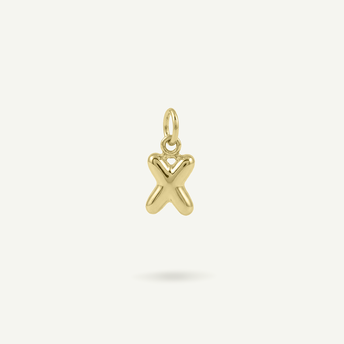 Bubble Monogram Letter Charm