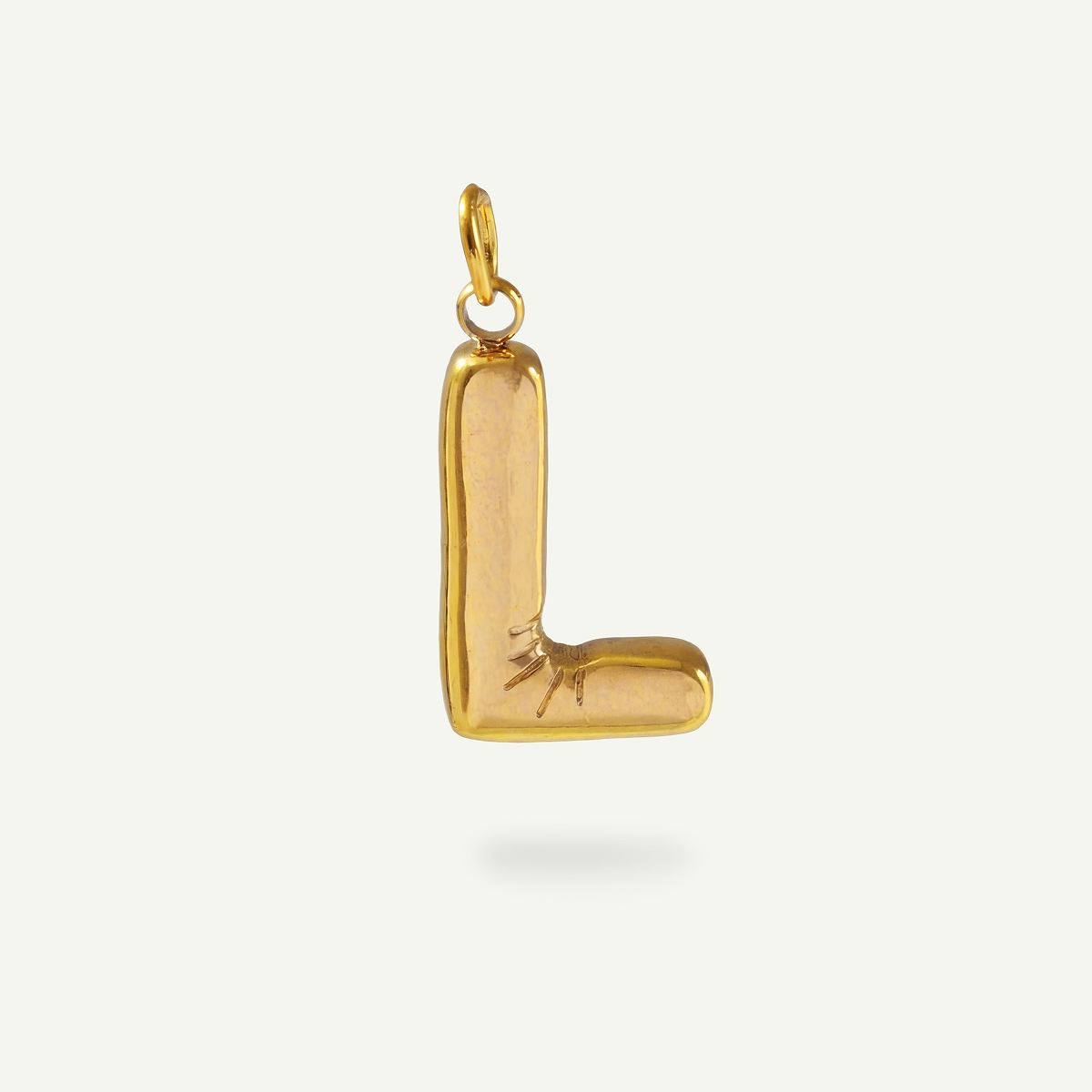 Balloon Monogram Letter Charm