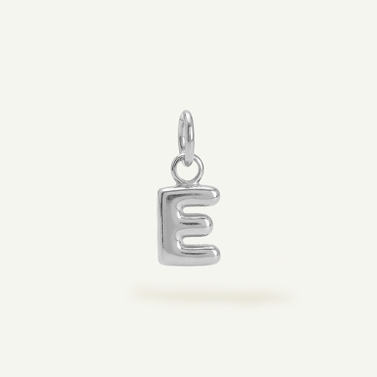 Bubble Monogram Letter Charm