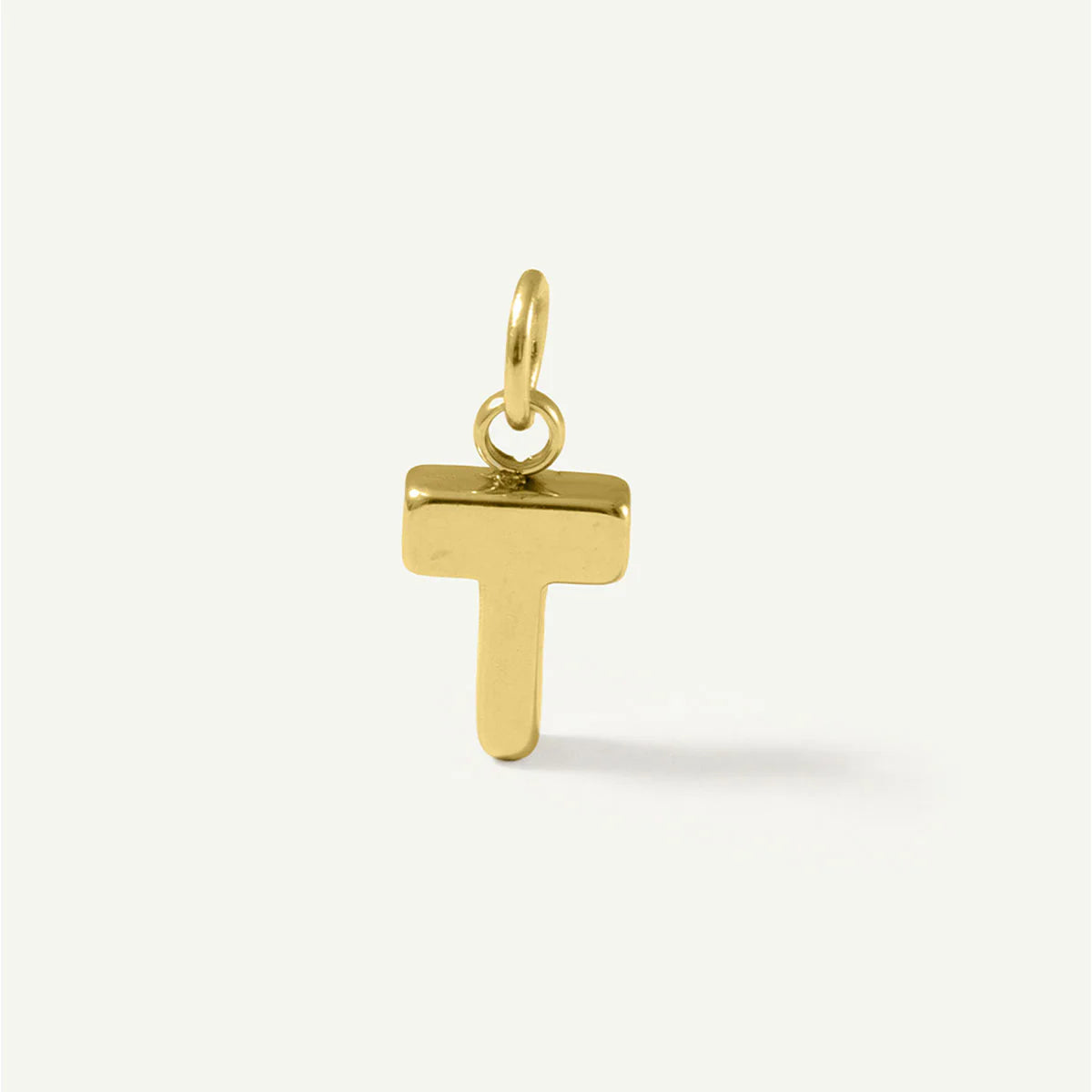 Floating Monogram Letter Charm