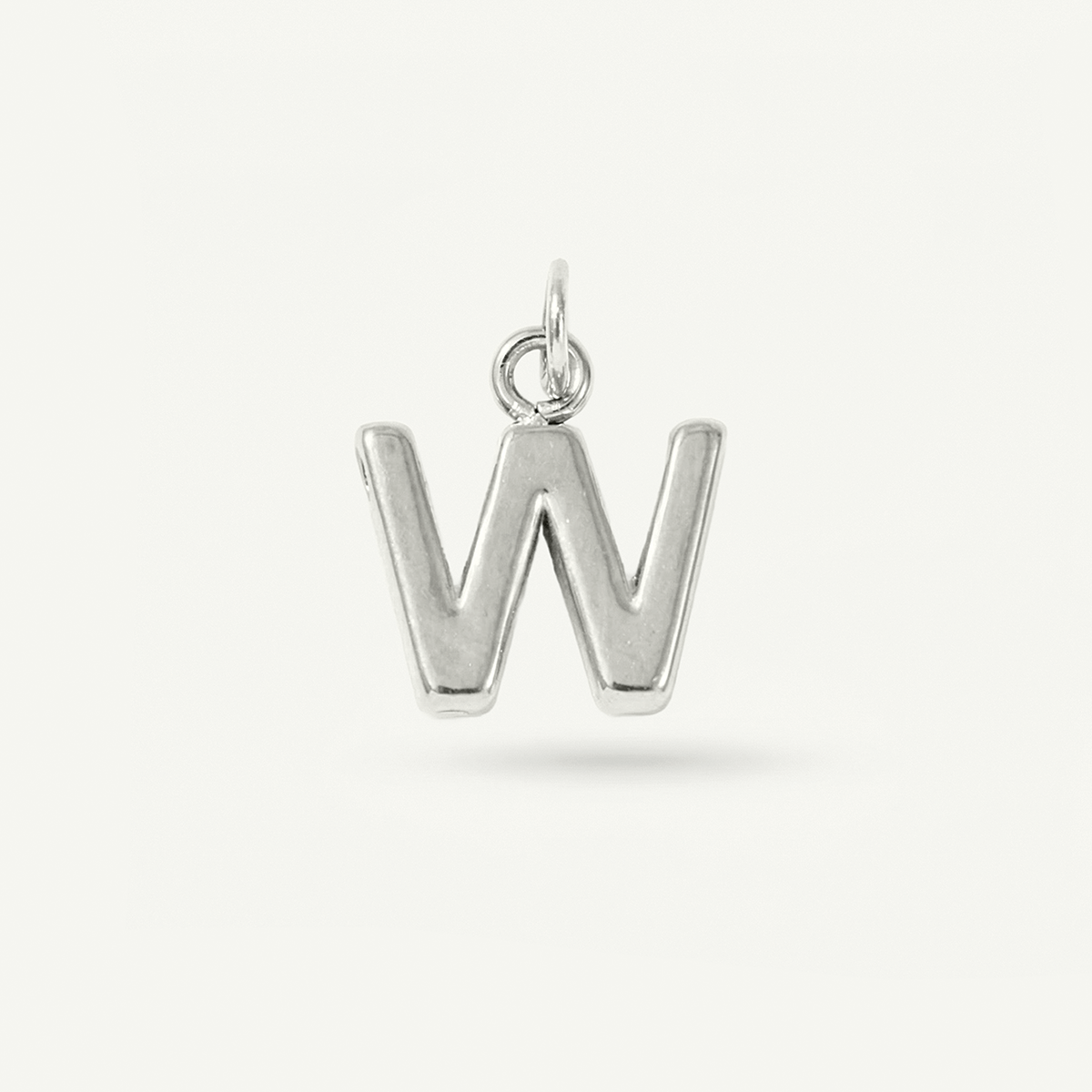 Floating Monogram Letter Charm