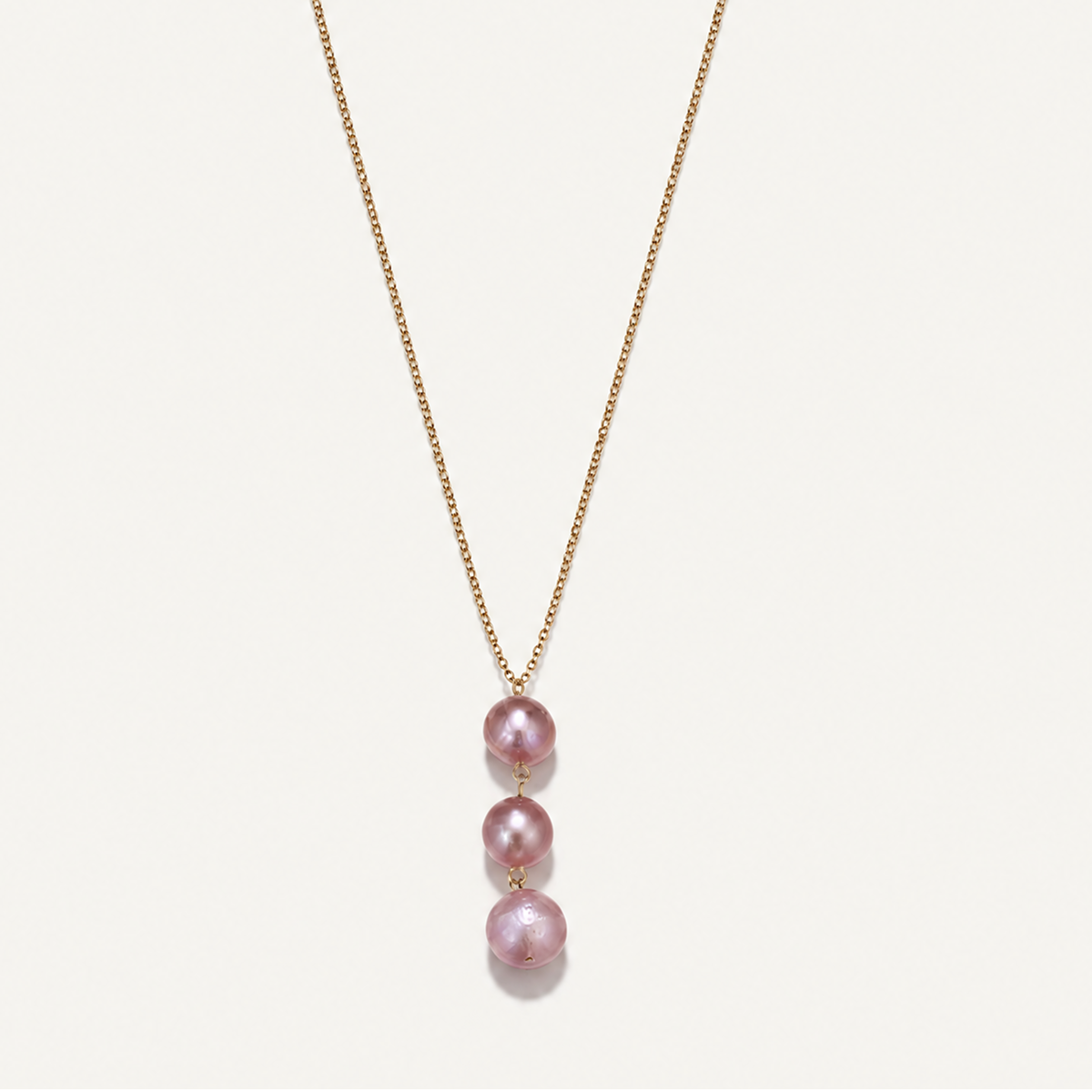 Leia Pink Pearl Necklace
