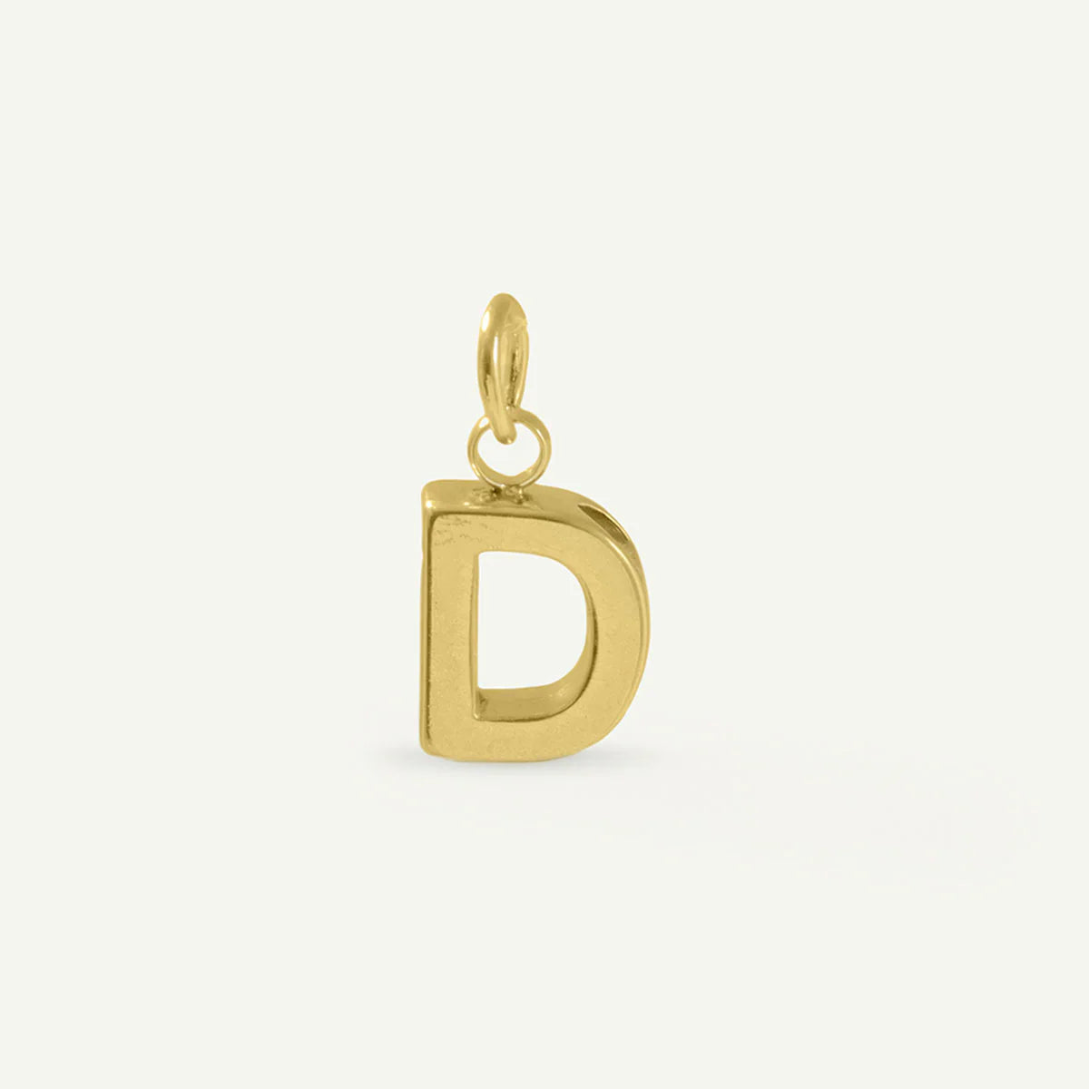 Floating Monogram Letter Charm