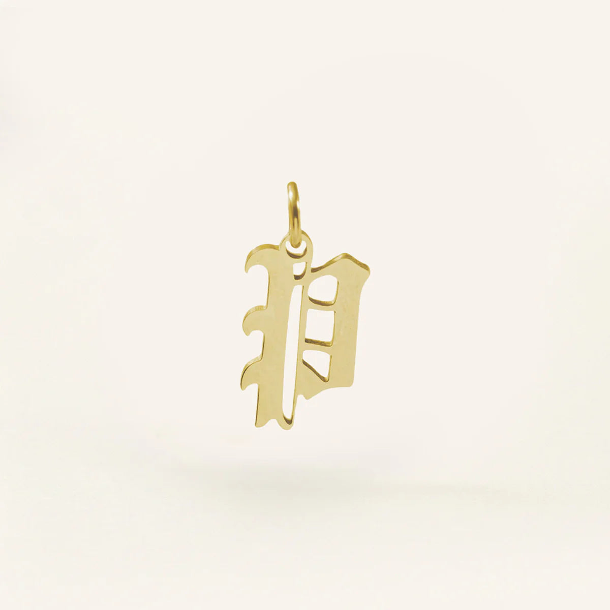 Old English Monogram Charm