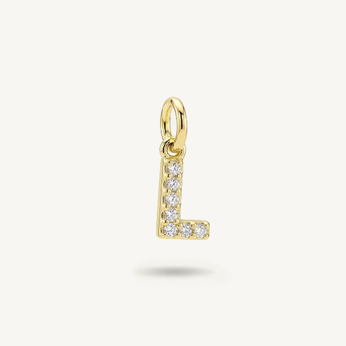 Diamond Monogram Letter Charm