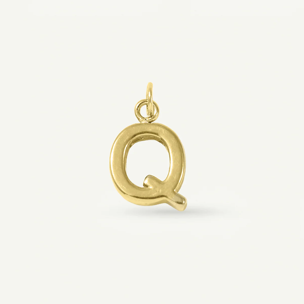 Floating Monogram Letter Charm