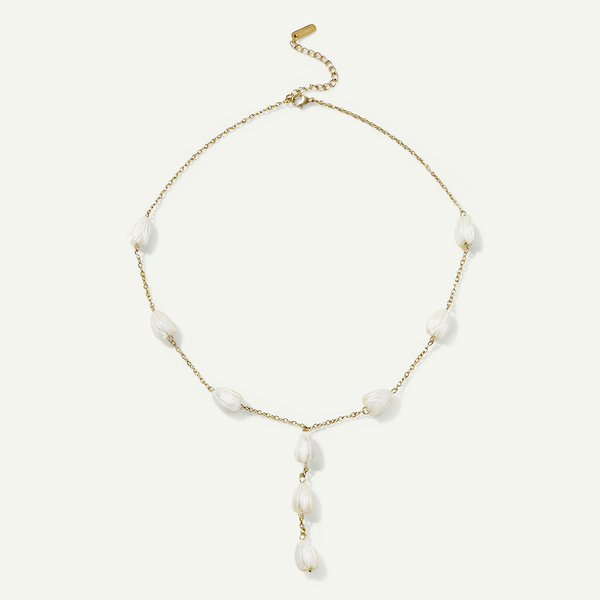 Pikake Bloom Necklace, Gold