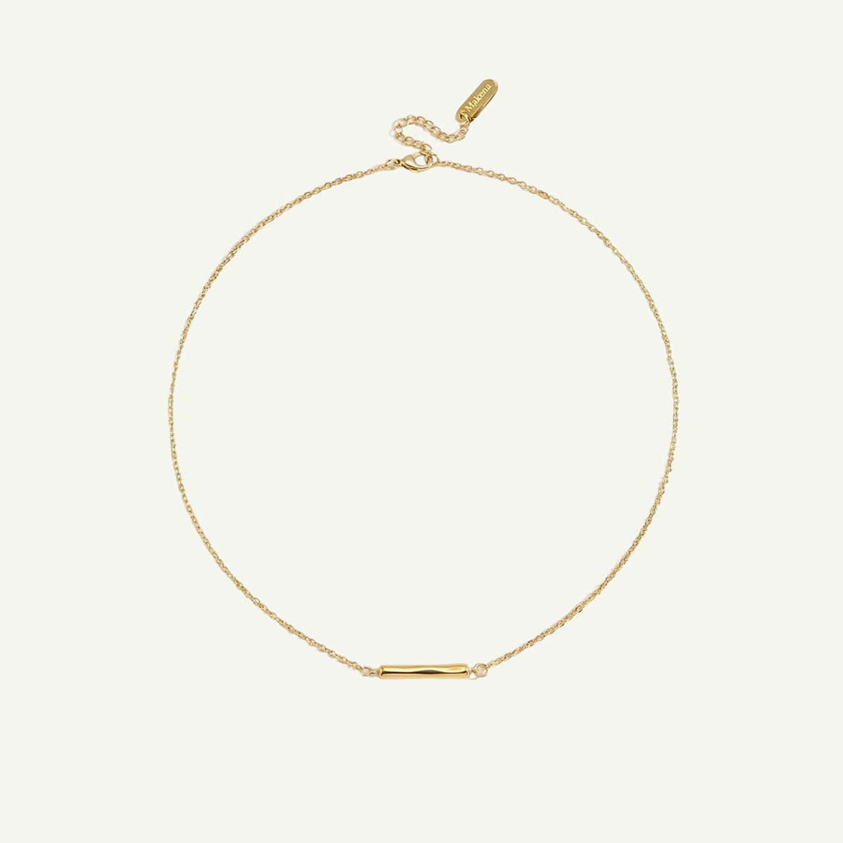 Seri Gold Bar Necklace, Gold