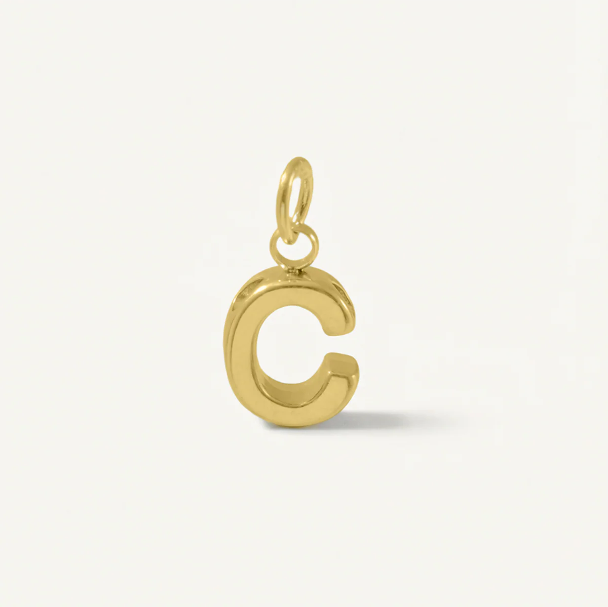 Floating Monogram Letter Charm