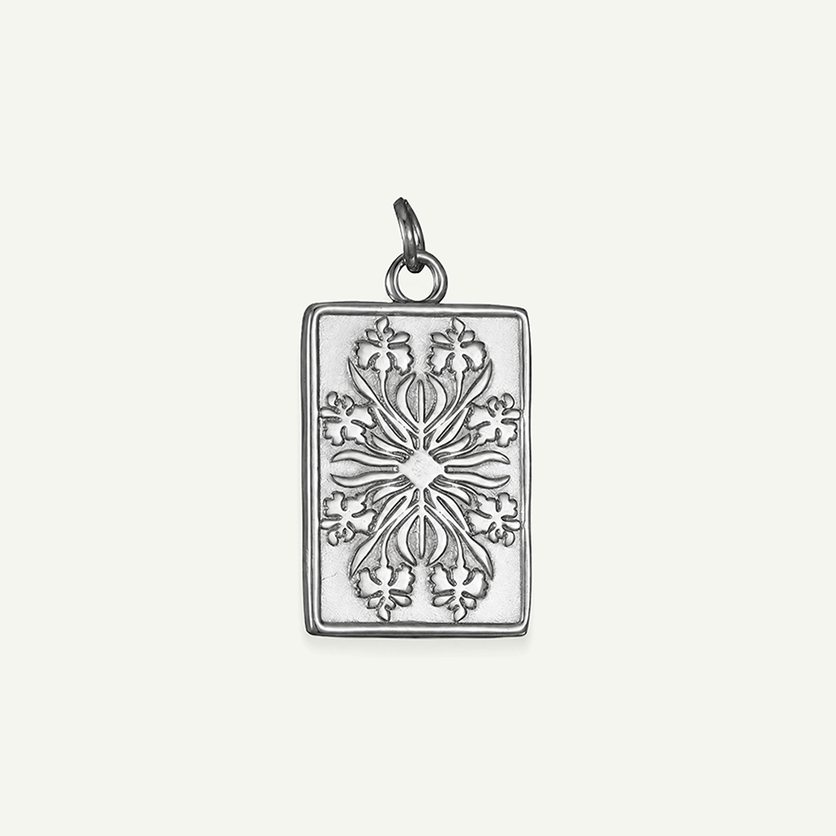 Mala Quilt Rectangle Pendant